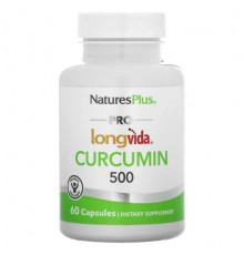 Имбирь и куркума NaturesPlus, Pro Longvida, куркумин, 500 мг, 60 капсул