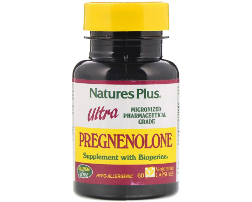 Nature's Plus, «Ультра прегненолон», 60 растительных капсул Nature's Plus, «Ультра прегненолон», 60 растительных капсул
