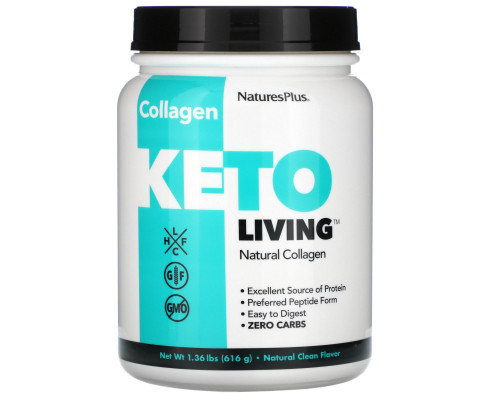 Nature's Plus, Keto Living, Natural Collagen, 1.36 lb (616 g) Nature's Plus, Keto Living, Natural Collagen, 1.36 lb (616 g)