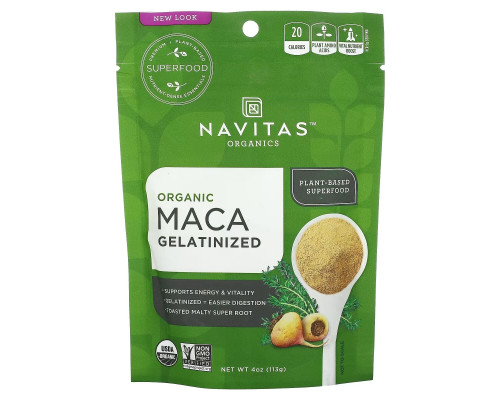 Navitas Naturals Желатинизированный порошок мака 4 унции (113 г)