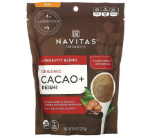 Navitas Organics, Longevity Blend, Organic Cacao + Reishi,  8 oz (227 g)