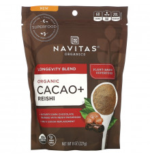Navitas Organics, Longevity Blend, Organic Cacao + Reishi,  8 oz (227 g)