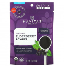 Navitas Organics, Organic Elderberry Powder, 3 oz (85 g)