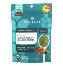 Суперфуды Navitas Organics, Marine Minerals, смесь органических суперпродуктов и морских овощей, 120 г (4,2 унции)