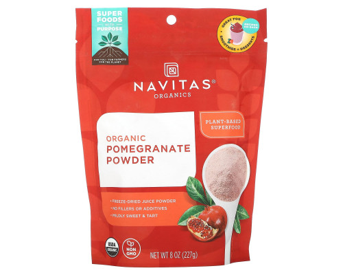 Navitas Organics, Органический гранатовый порошок, 227 г (8 унций) Navitas Organics, Органический гранатовый порошок, 227 г (8 унций)