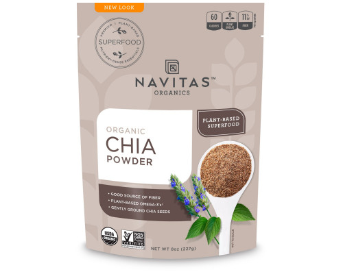 Navitas Naturals Органический порошок чиа 8 унций (227 г) Navitas Naturals Органический порошок чиа 8 унций (227 г)