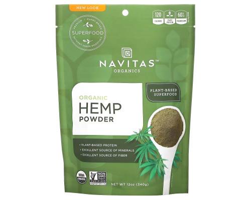 Navitas Organics, Organic Hemp Powder, 12 oz (340 g) Navitas Organics, Organic Hemp Powder, 12 oz (340 g)