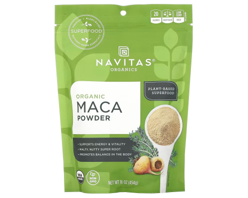 Navitas Naturals Organic порошок маки сырой 16 унций (454 г) Navitas Naturals Organic порошок маки сырой 16 унций (454 г)