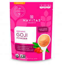 Navitas Naturals Organic Goji Powder Сублимированный порошок ягод годжи 227 г