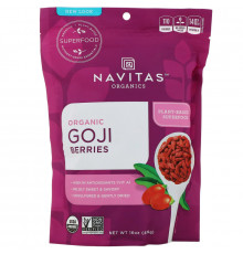 Navitas Naturals Organic ягоды годжи высушенные на солнце 16 унций (454 г)
