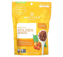 Фрукты и ягоды Navitas Organics, Органический сушеный физалис, 227 г (8 унций)