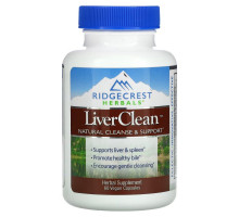 Ridge Crest Herbals LiverClean 60 Veggie Caps