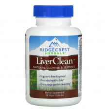 Ridge Crest Herbals LiverClean 60 Veggie Caps
