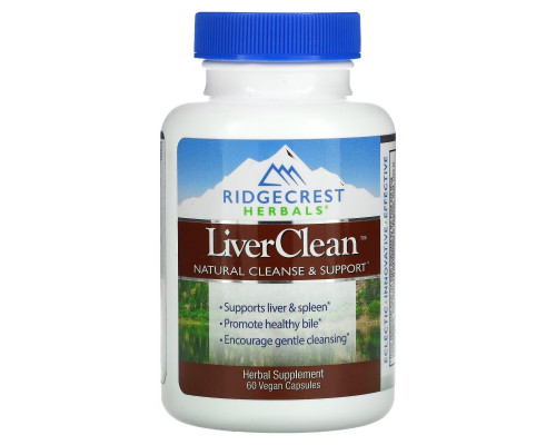 Ridge Crest Herbals LiverClean 60 Veggie Caps Ridge Crest Herbals LiverClean 60 Veggie Caps