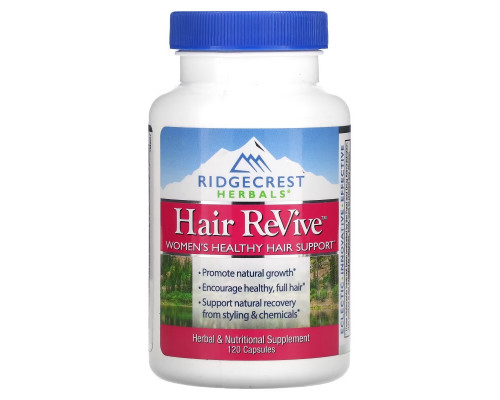 Ridge Crest Herbals Hair ReVive 120 капсул Ridge Crest Herbals Hair ReVive 120 капсул