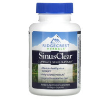 RidgeCrest Herbals, SinusClear, 60 Vegan Capsules