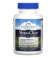 RidgeCrest Herbals, SinusClear, 60 Vegan Capsules