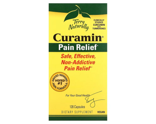 Terry Naturally, Curamin, 120 капсул Terry Naturally, Curamin, 120 капсул