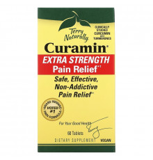 Terry Naturally, Curamin, Extra Strength Pain Relief, 60 Tablets