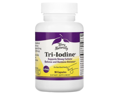 Terry Naturally Terry Naturally Tri-Iodine 625 мг 90 капсул Terry Naturally Terry Naturally Tri-Iodine 625 мг 90 капсул