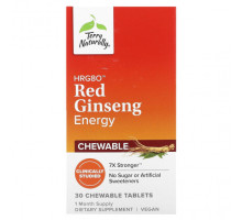 Женьшень HRG80 Red Ginseng Energy, 30 Chewable Tablets