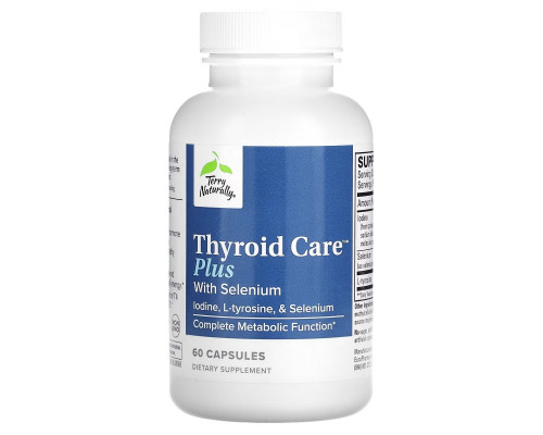 Terry Naturally, Thyroid Care Plus with Selenium, 60 Capsules Terry Naturally, Thyroid Care Plus with Selenium, 60 Capsules