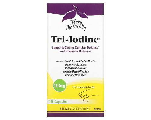 Terry Naturally Terry Naturally Tri-Iodine 125 мг 180 капсул Terry Naturally Terry Naturally Tri-Iodine 125 мг 180 капсул