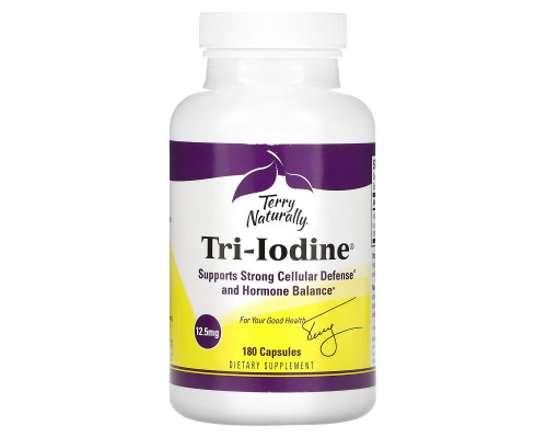 Terry Naturally Terry Naturally Tri-Iodine 125 мг 180 капсул Terry Naturally Terry Naturally Tri-Iodine 125 мг 180 капсул