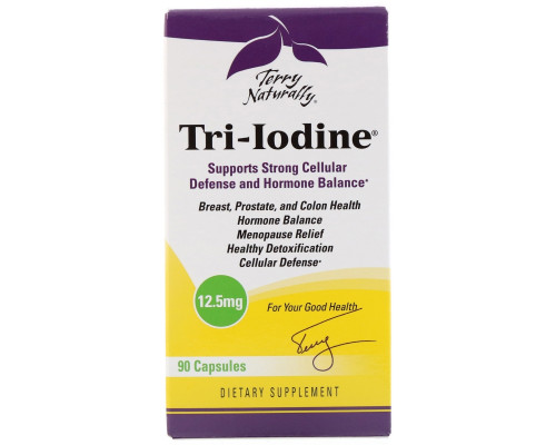 Terry Naturally Terry Naturally Tri-Iodine 125 мг 90 капсул Terry Naturally Terry Naturally Tri-Iodine 125 мг 90 капсул