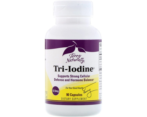 Terry Naturally Terry Naturally Tri-Iodine 125 мг 90 капсул Terry Naturally Terry Naturally Tri-Iodine 125 мг 90 капсул