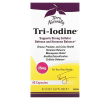 Terry Naturally, Tri-Iodine, 25 мг, 60 капсул