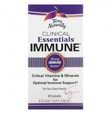 Витаминно-минеральные комплексы Terry Naturally, Clinical Essentials, для иммунитета, 60 капсул