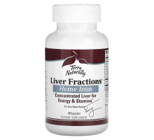Terry Naturally Terry Naturally Liver Fractions фракции печени с натуральным гемовым железом 90 капсул