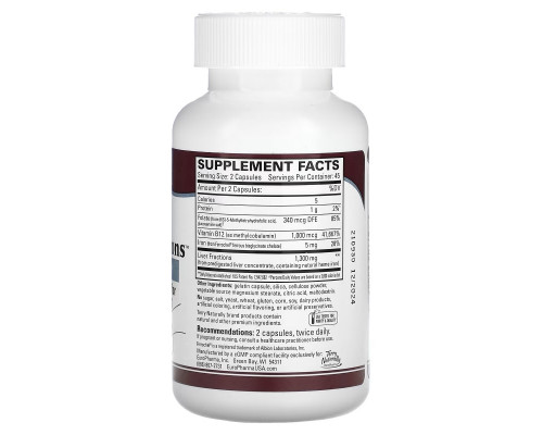 Terry Naturally Terry Naturally Liver Fractions фракции печени с натуральным гемовым железом 90 капсул Terry Naturally Terry Naturally Liver Fractions фракции печени с натуральным гемовым железом 90 капсул