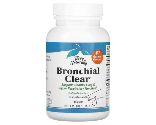 Terry Naturally Terry Naturally Bronchial Clear 90 таблеток Terry Naturally Terry Naturally Bronchial Clear 90 таблеток