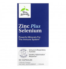 Terry Naturally, Zinc Plus Selenium, 60 Capsules