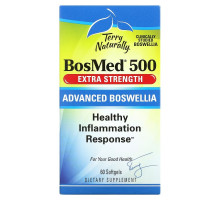 Terry Naturally, BosMed 500, Экстра сила, Улучшенная босвелия, 500 мг, 60 мягких капсул
