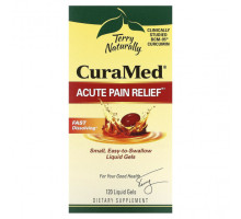 Болеутоляющие и противовоспалительные средства Terry Naturally, CuraMed, средство для снятия боли, 120 жидких гелей