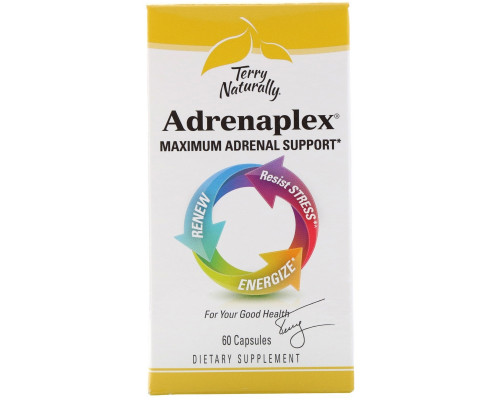 Terry Naturally Terry Naturally Adrenaplex 60 капсул Terry Naturally Terry Naturally Adrenaplex 60 капсул