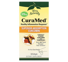 Terry Naturally, CuraMed, 375 мг, 120 мягких таблеток