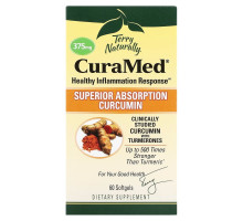 Terry Naturally, Terry Naturally, CuraMed, 375 мг, 60 желатиновых капсулы