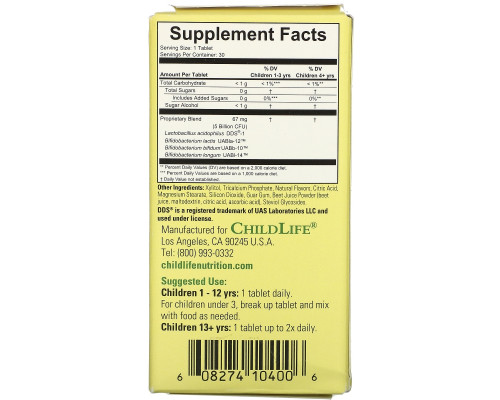 ChildLife, LiveBiotics, Immune & Digestive Support, Natural Berry Flavor, 5 Billion CFU, 30 Chewable Tablets ChildLife, LiveBiotics, Immune & Digestive Support, Natural Berry Flavor, 5 Billion CFU, 30 Chewable Tablets