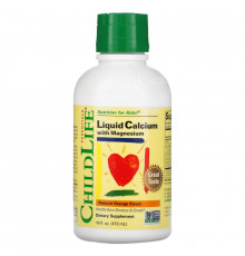 ChildLife ChildLife Essentials Жидкий кальций с магнием Натуральный апельсиновый вкус 16 ж. унций (474 мл)