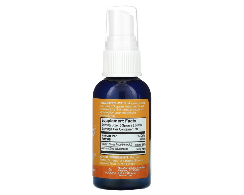 Aerobic Life, Zinc Up+, Immune Support Spray, 2 fl oz Aerobic Life, Zinc Up+, Immune Support Spray, 2 fl oz