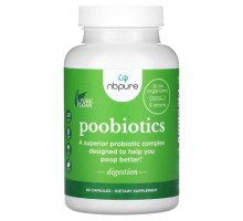 Пребиотики и пробиотики NB Pure, Poobiotics`` 60 капсул