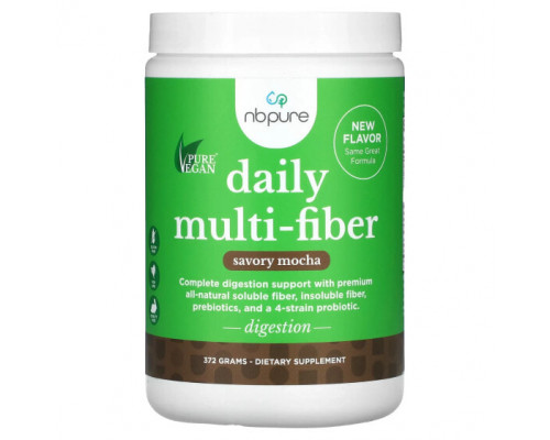 Клетчатка Daily Multi-Fiber, Savory Mocha, 372 g Клетчатка Daily Multi-Fiber, Savory Mocha, 372 g