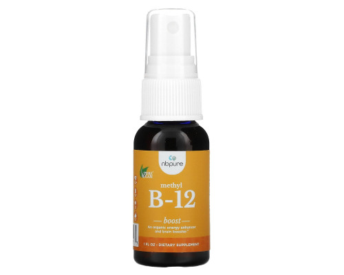 Pure Vegan, Спрей с B-12, 500 мкг, 1 жидкая унция Pure Vegan, Спрей с B-12, 500 мкг, 1 жидкая унция