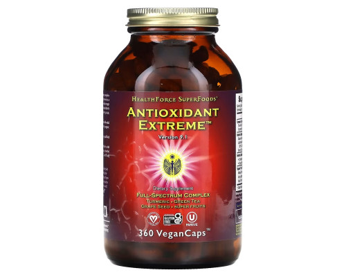 HealthForce Superfoods, Antioxidant Extreme, Version 9, 360 веганских капсул HealthForce Superfoods, Antioxidant Extreme, Version 9, 360 веганских капсул