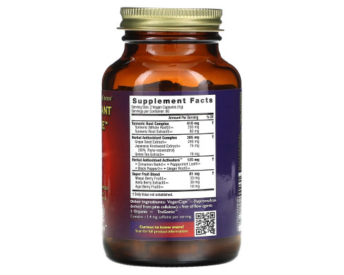 HealthForce Superfoods, Антиоксидант экстрим, 120 веганских капсул