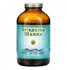 HealthForce Nutritionals Spirulina Manna Лучший в природе сухой белок 16 унций 1 фунт (453.5 г)